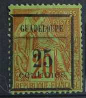 GUADELOUPE - N° 5 B   -  Neuf  Sans Gomme  (*)     - TTB - Variété - Autres & Non Classés