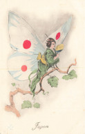 Ww1 Guerre 14/18 War * CPA Illustrateur Art Nouveau * Femme Papillon * Japon Japan * Butterfly * Militaria - War 1914-18