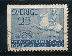 Sweden 1956 Ol. Equestrian Sport Y.T. 407 (0) - Oblitérés