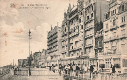 BELGIQUE - Blankenberghe - Les Hôtels Et Villas Sur La Digue - Animé - Carte Postale Ancienne - Blankenberge