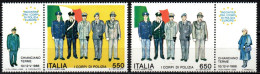 Italien 1986 - Mi.Nr. 1973 - 1974 Zf - Postfrisch MNH - Polizei Gendarmerie Police Polizia - Politie En Rijkswacht