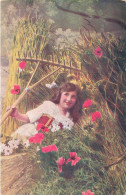 FANTAISIES - Une Petite Fermière - Colorisé - Carte Postale Ancienne - Mujeres