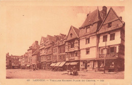 FRANCE - Lannion - Vue Sur Les Vieilles Maisons Place Du Centre - N.D - Carte Postale Ancienne - Lannion