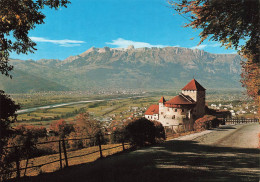 LIECHTENSTEIN - Fûrstentum Liechtenstein - Schloss Vaduz Rheintal Und Sântisgruppe 2504 M - Carte Postale - Liechtenstein