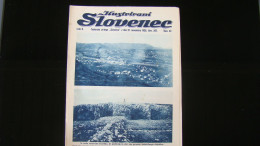 Newspaper Priloga Ilustrirani Slovenec,Iz Nase Nesrecne Goriske,ki Prezivlja Te Dni Vse Grozote Fasisticnega Divjastva. - Slav Languages