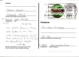 74927 - Bund - 1994 - 80Pfg Hoppegarten EF A AnsKte BAD HONNEF - SEIT 1.7. ... -> Luxemburg, Stpl Grammatikalisch Falsch - Storia Postale