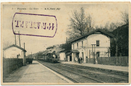 FEYSIN - La Gare, Cachet Militaire 11° Régiment D'Artillerie - Feyzin