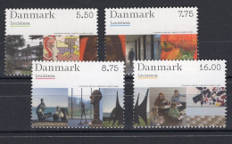 Denmark Serie 4v 2008 Louisiana Art Museum MNH - Neufs