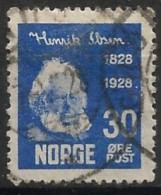 Norway 1928 H. Ibsen Centenary Y.T. 131 (0) - Oblitérés
