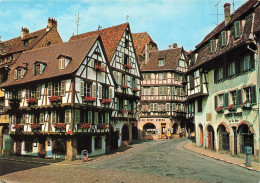 FRANCE - Colmar - La Lauch Traversant La Petite "Venise" - Au Fond L'église St Martin - Klein Venedig - Carte Postale - Colmar