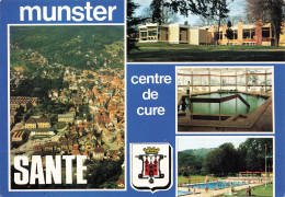 FRANCE - Munster - Centre De Cure - Multivues - Colorisé - Carte Postale - Munster