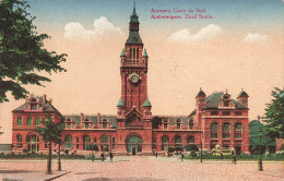 BELGIQUE - Anvers - Vue Générale De La Gare Du Sud - Carte Postale Ancienne - Other & Unclassified