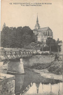 CPA NEUF CHATEAU - L 'EGLISE SAINT NICOLAS VUE DES PROMENADES - Neufchateau