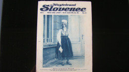 Newspaper Priloga Ilustrirani Slovenec, Nasa Kraljica Marija V Slovenski Narodni Nosi.Queen Maria Karadordevic - Slavische Talen