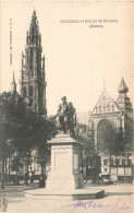 BELGIQUE - Anvers - Vue Générale D'une Cathédrale Et Statue De Rubena - Carte Postale Ancienne - Antwerpen