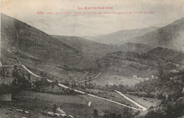 CPA COL DE PORTET - VUE SUR LA VALLEE DE LA BALLONGUE ET LACETS DU COL ***PEU COURANTE*** - Autres & Non Classés