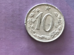 Münze Münzen Umlaufmünze Tschechoslowakei 10 Heller 1970 - Czechoslovakia