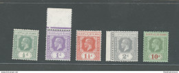 1922-27 Gilbert E Ellice Islands, Stanley Gibbons N. 27s-35s, Giorgio V, MNH** - Sonstige & Ohne Zuordnung