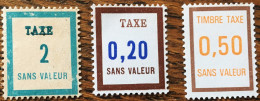 France Fictif Taxe Neuf : FT 2  23 Et 33 - Fictifs