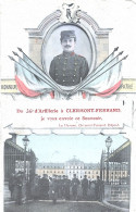 CPA CLERMONT FERRAND - MILITARIA - SOUVENIR DU 36è D'ARTILLERIE *** VERSO INTERESSANT*** - Clermont Ferrand