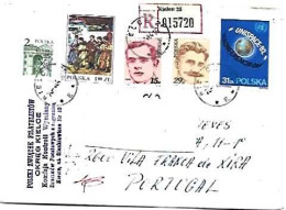 Poland & Marcofilia, Kielce A Vila Franca De Xira Portugal 1964 (7768) - Cartas & Documentos