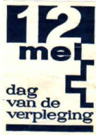 Dutch Matchbox Label, 12 Mei - Dag Van De Verpleging, Holland Netherlands - Boites D'allumettes - Etiquettes