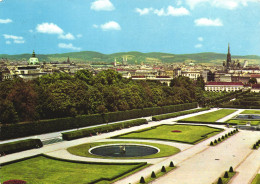 VIENNA, BELVEDERE, PARK, ARCHITECTURE , AUSTRIA, POSTCARD - Belvedère