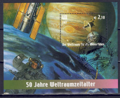 UNO Wien 2007 - 50 Jahre Weltraumfahrt, Block 21, Gestempelt / Used - Gebraucht