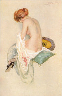 PC ARTIST SIGNED, MEUNIER, GRAINS DE BEAUTÉ, RISQUE, Vintage Postcard (b51698) - Meunier, S.