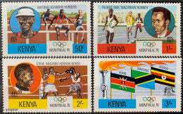 Kenya 1976, Summer Olympic Games In Montreal, MNH Stamps Set - Kenya (1963-...)