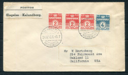 1950 Denmark Railway Cover Slagelse / Kalundborg - Covers & Documents