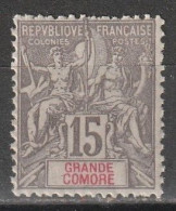 Grande Comore N° 15 * - Unused Stamps