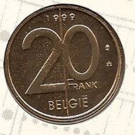 20 Frank 1999 Vlaams * Uit Muntenset * FDC - 1 Franc