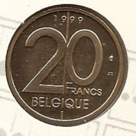 20 Frank 1999 Frans * Uit Muntenset * FDC - 1 Franc
