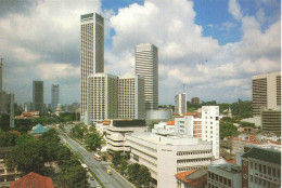 SINGAPOUR - Raffles City  Singapore - The Highest Building Is 72 Storeys - Carte Postale - Singapour