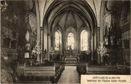 CPA Crevecoeur-le-Grand Eglise St-Nicolas Interieur (1185789) - Crevecoeur Le Grand