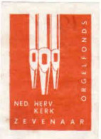 Dutch Matchbox Label, Zevenaar - Gelderland, NED. HERV. Kerk, Orgel Fonds, Holland, Netherlands - Boites D'allumettes - Etiquettes