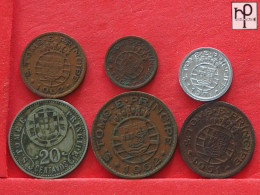 SÃO TOMÉ E PRINCIPE  - LOT - 6 COINS - 2 SCANS  - (Nº58132) - Vrac - Monnaies