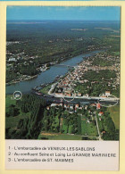 77. ST-MAMMES – Vedettes Du Val De Seine / Croisières Touristiques Sur La Seine Et L'Yonne (voir Scan Recto/verso) - Saint Mammes