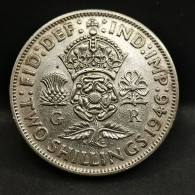 2 SHILLINGS  ARGENT 1946 GEORGE VI ROYAUME UNI / UNITED KINGDOM SILVER - J. 1 Florin / 2 Schillings