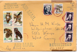 74948 - USA - 1978 - 3@$1 O'Neill MiF A R-LpBf NEW YORK -> Westdeutschland - Covers & Documents