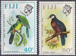 Fidji 1971 NMH ** Oiseaux Et Fleurs  (A5) - Fiji (1970-...)