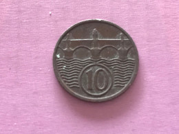 Münze Münzen Umlaufmünze Tschechoslowakei 10 Heller 1937 - Czechoslovakia