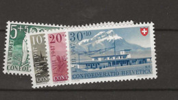 1947 MNH Switzerland Mi 480-83 Postfris** - Unused Stamps