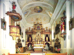 BAD LEONFELDEN, CHURCH, ARCHITECTURE, STATUE, AUSTRIA, POSTCARD - Bad Leonfelden