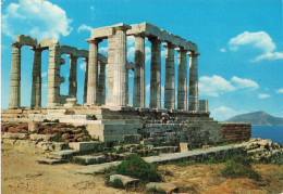 TURQUIE - Sounion - Vue Générale - Le Temple De Poséidon - Carte Postale - Turquie