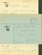 Guerre 40 Cachet Camp Militaire D'internement Suisse Franc De Port Hasle Rüegsau Prisonnier Italien En Suisse Catholique - Postmarks