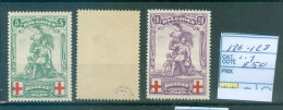 126-128 Xx  250.00€ - 1914-1915 Red Cross