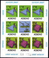 Europa - 2007 - Kosovo - 1.Mini S/Sheet Of 8 Stamp+1.Label - (Private Issue) Cinderella ** MNH - 2007