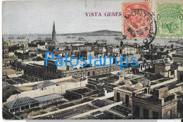 224058 URUGUAY MONTEVIDEO VISTA GENERAL CIRCULATED TO FRANCE POSTAL POSTCARD - Uruguay